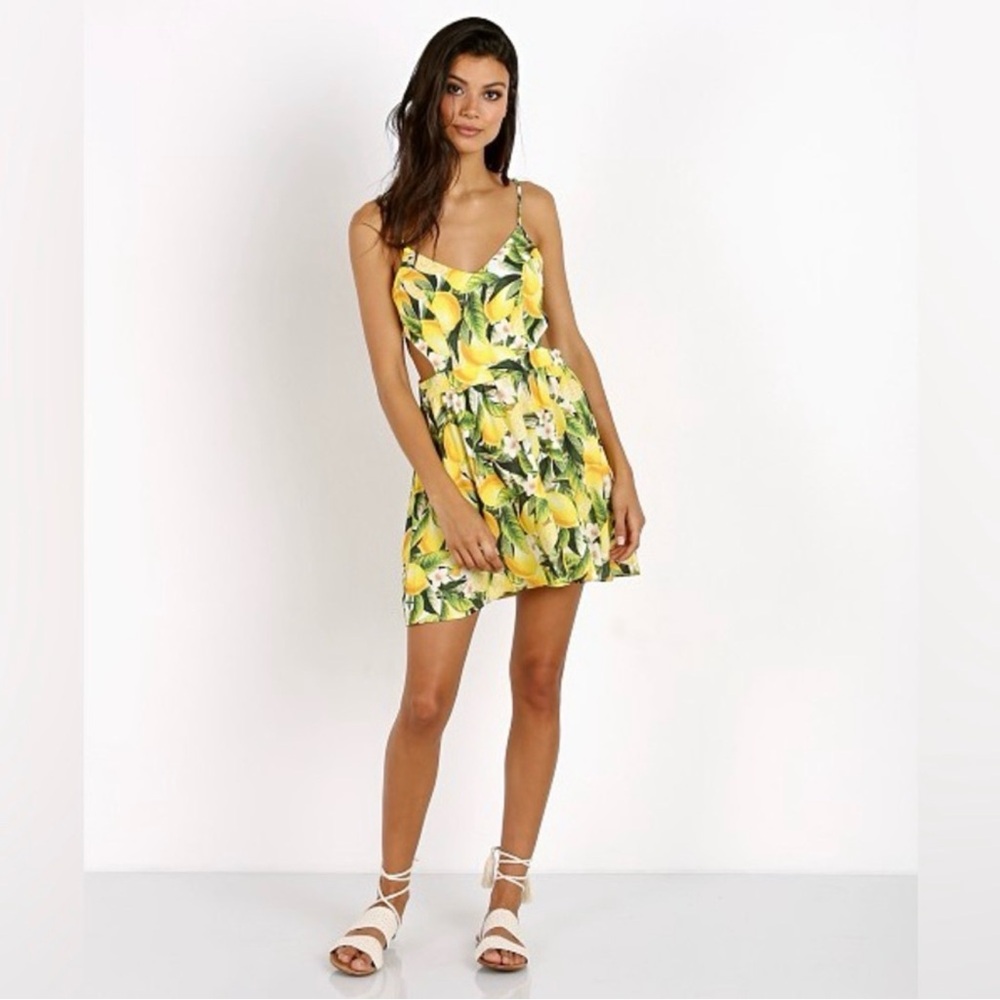 Show Me Your MuMu Citrus Floral Dress